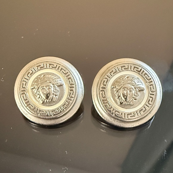 Versace Accessories - Versace Gold Medusa Buttons